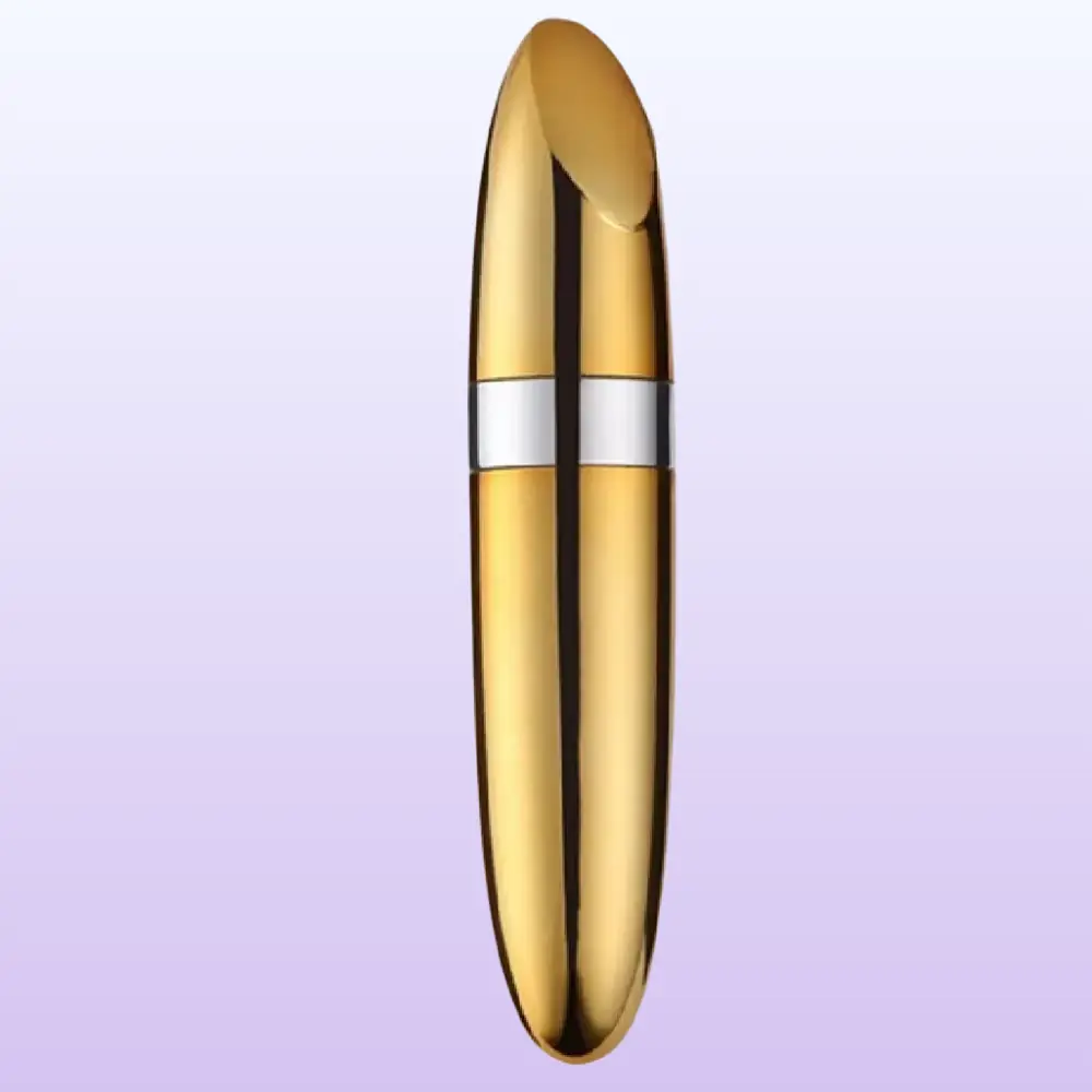 The Vibe Lipstick Compact Power Full Mini Ruj Vibratör-Yellow