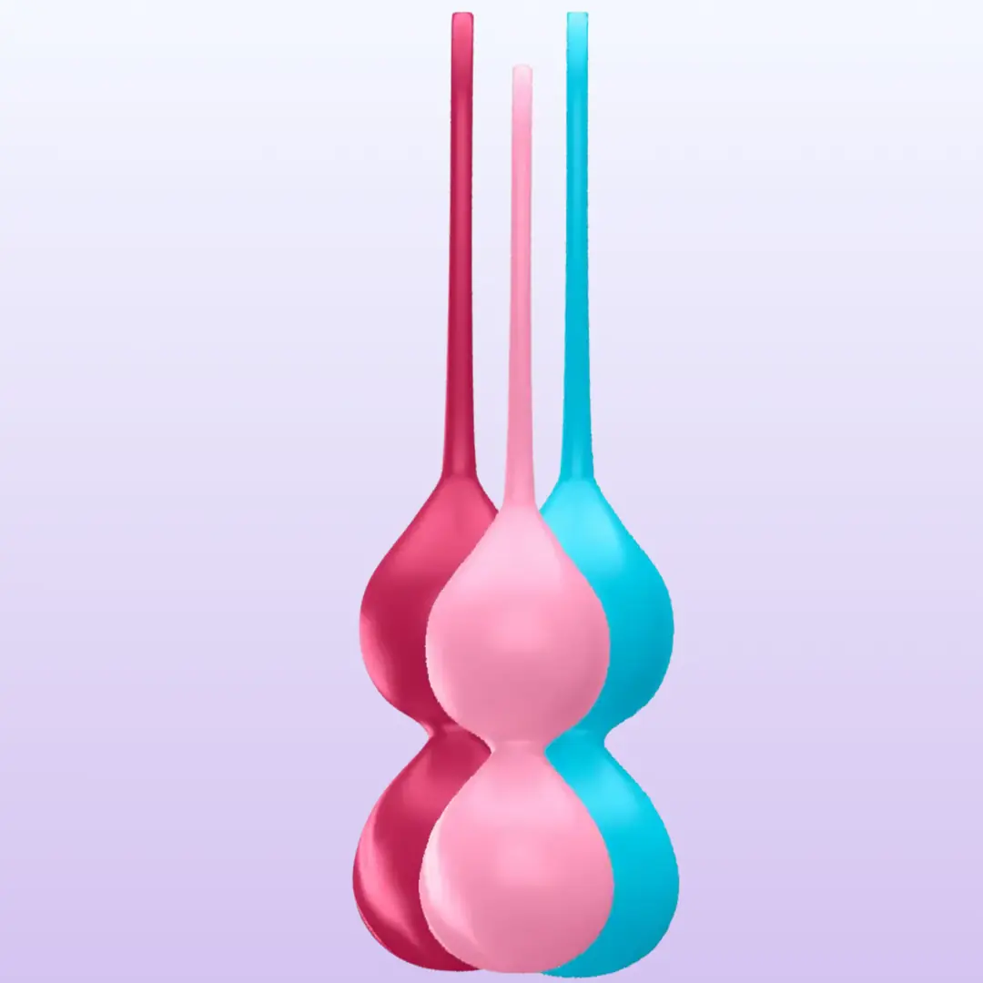 Satisfyer Double V-Balls Kegel Egzersiz ve Pelvik Kas Güçlendirici Set