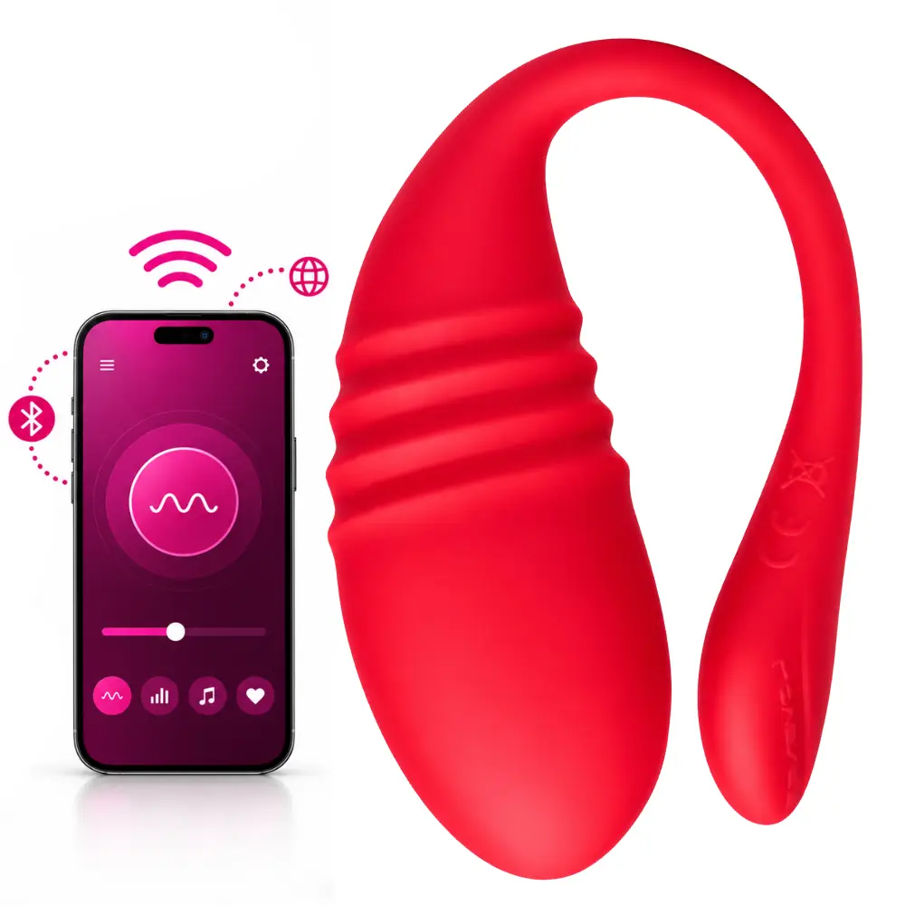 Lovense Vulse Telefon Kontrollü İtme ve Titreşimli Giyilebilir Vibratör