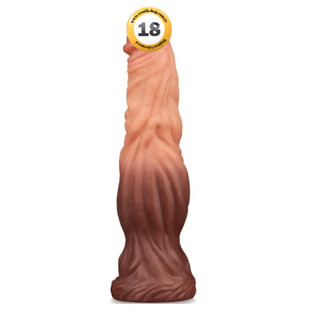 Lovetoy Dual Layered Platinum Silicone 24.5 Cm Monster Realistik Dildo