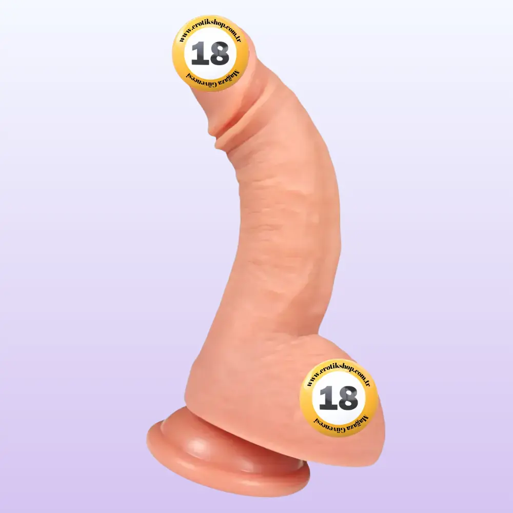 Shequ Dildo Series Ercules Curve Natural Doku 22 cm Realistik Penis