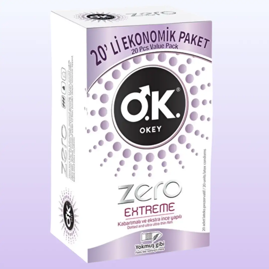 Okey Zero Extreme 20'li Paket Prezervatif Kondom