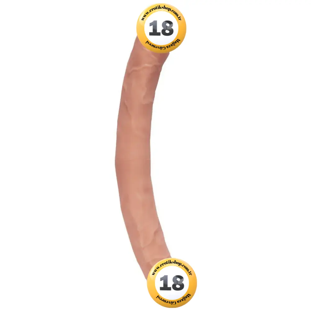 Shequ Dildo Series Blake 44 Cm U-Shape Çift Taraflı Realistik Penis