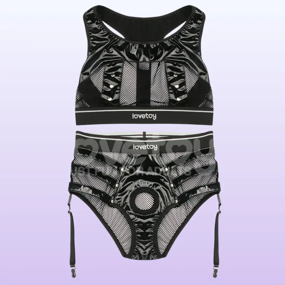 Lovetoy Rebellion Reign Iconic Harness Strap on Set LV781001A XS/S