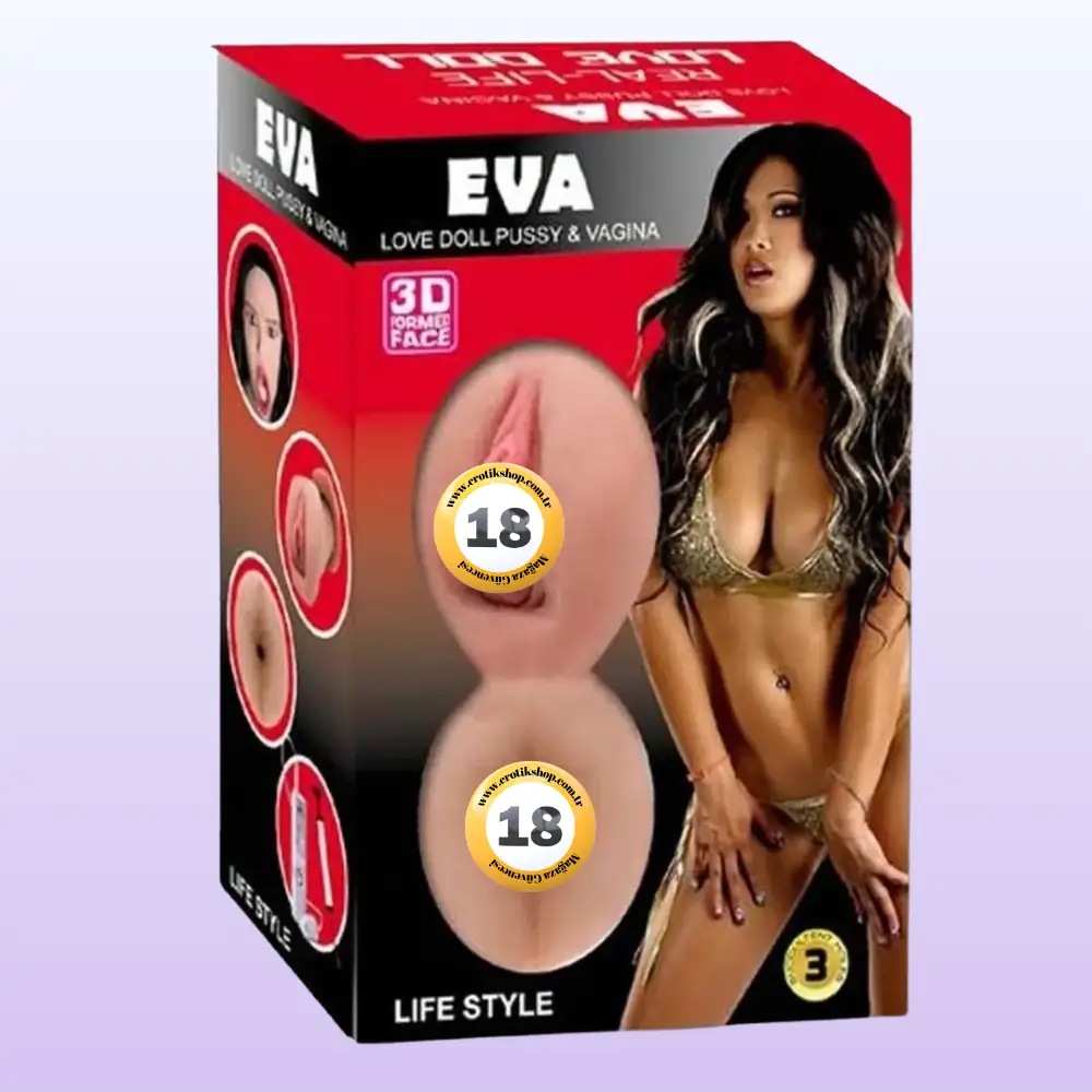 Eva Saçlı ve Titreşimli Realistik Vajinalı Şişme Manken