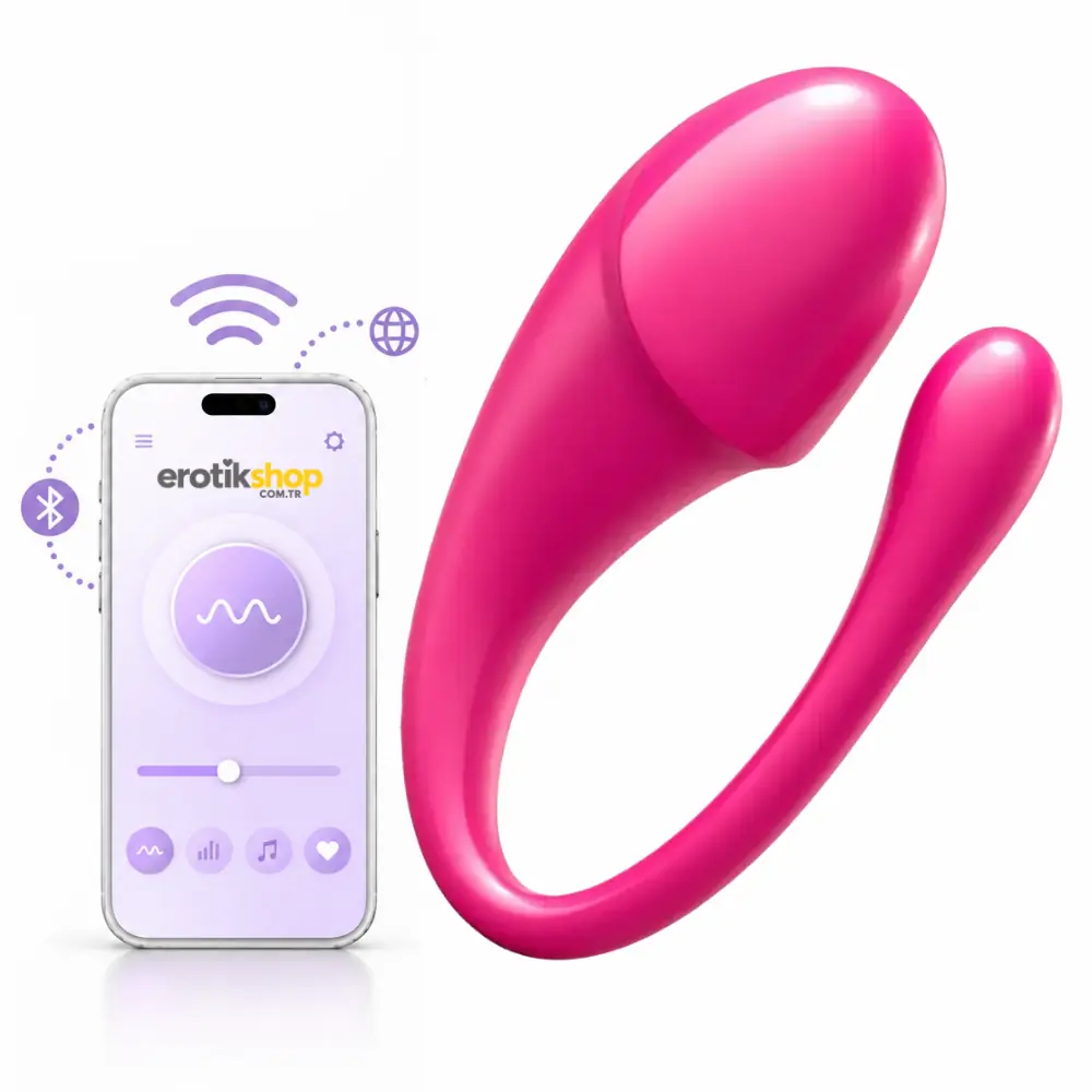 The Vibe Stimulation Push Telefon Kontrollü Giyilebilir Vibratör