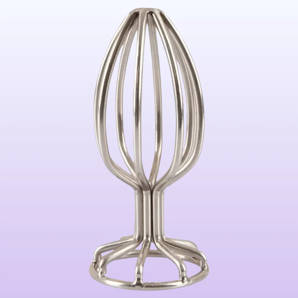 Anos Finest Butt Wear Metal Cage Butt Plug Metal Anal Plug