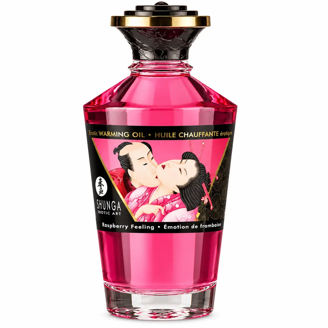 Shunga Aphrodisiac Warming Oil Raspberry Aromalı Isıtmalı Masaj Yağı 100 Ml.