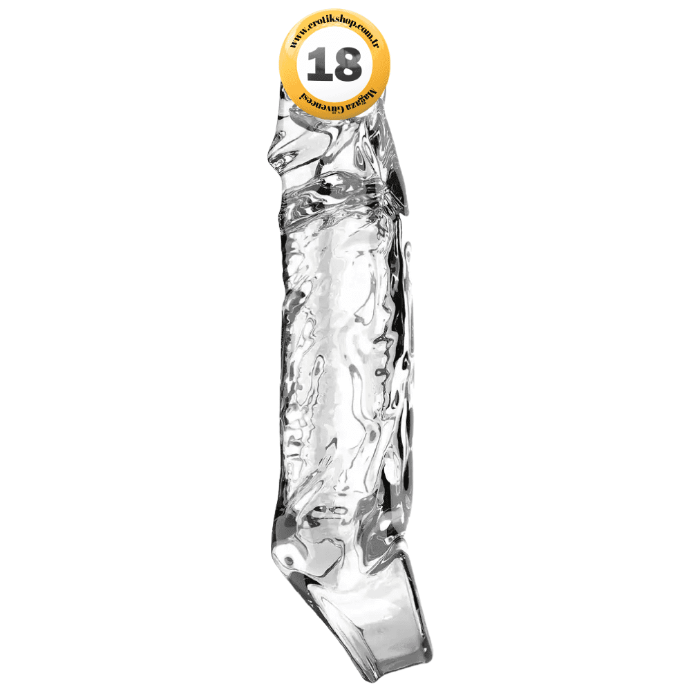 ToyJoy Get Real Extension Sleeve TPE Medium 16 cm Şefaf Penis Kılıfı