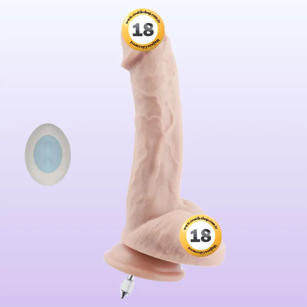 Hismith Sex Machine Dildo KlicLok System Uzaktan Kumandalı 20 Cm Realistik Penis