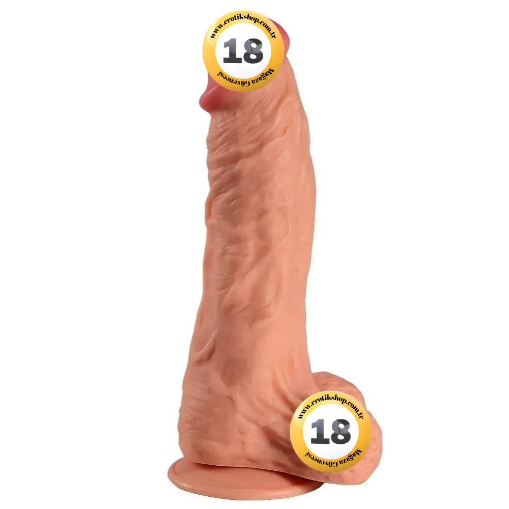Xise Leilong Dual Layered 32.5 cm Büyük Realistik Penis XS-WBD10074-L