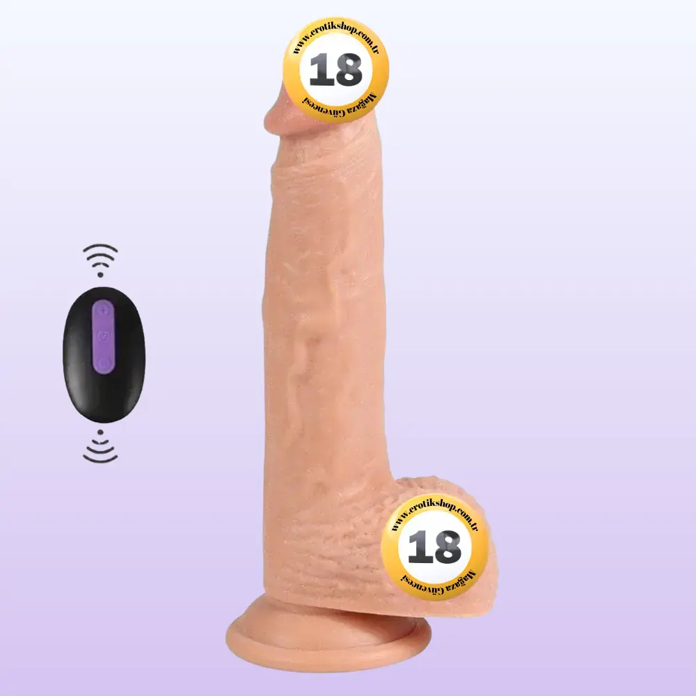 Xise Dildo Series Dean 20 Modlu Titreşimli Realistik Penis
