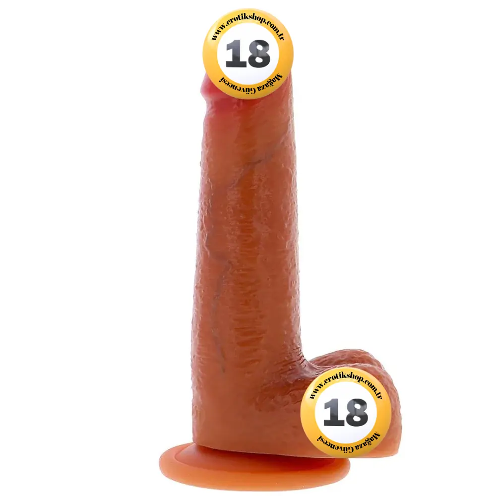 ToyJoy Get Real Foreskin Dildo Silicone Kaydırılabilir Deri Realistik Penis 18 Cm.
