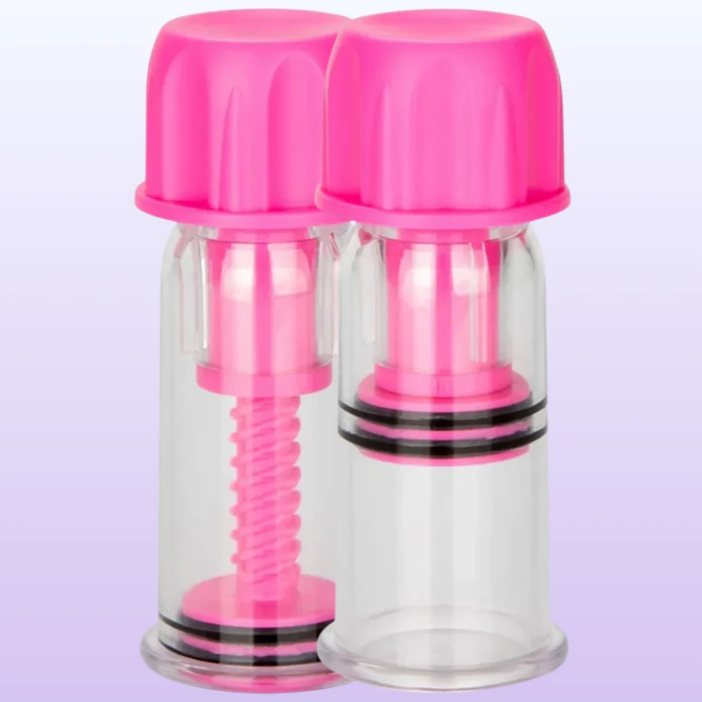 Calexotics Vacuum Twist Suckers Göğüs ucu Sıkıştırıcı