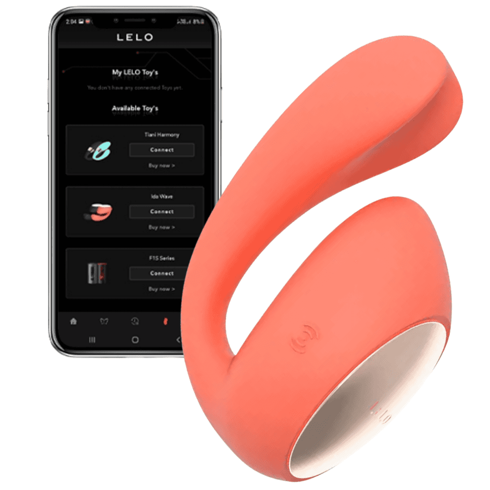 Lelo İda Wave Dual Stimulation Telefon Kontrollü Vibratör-Coral
