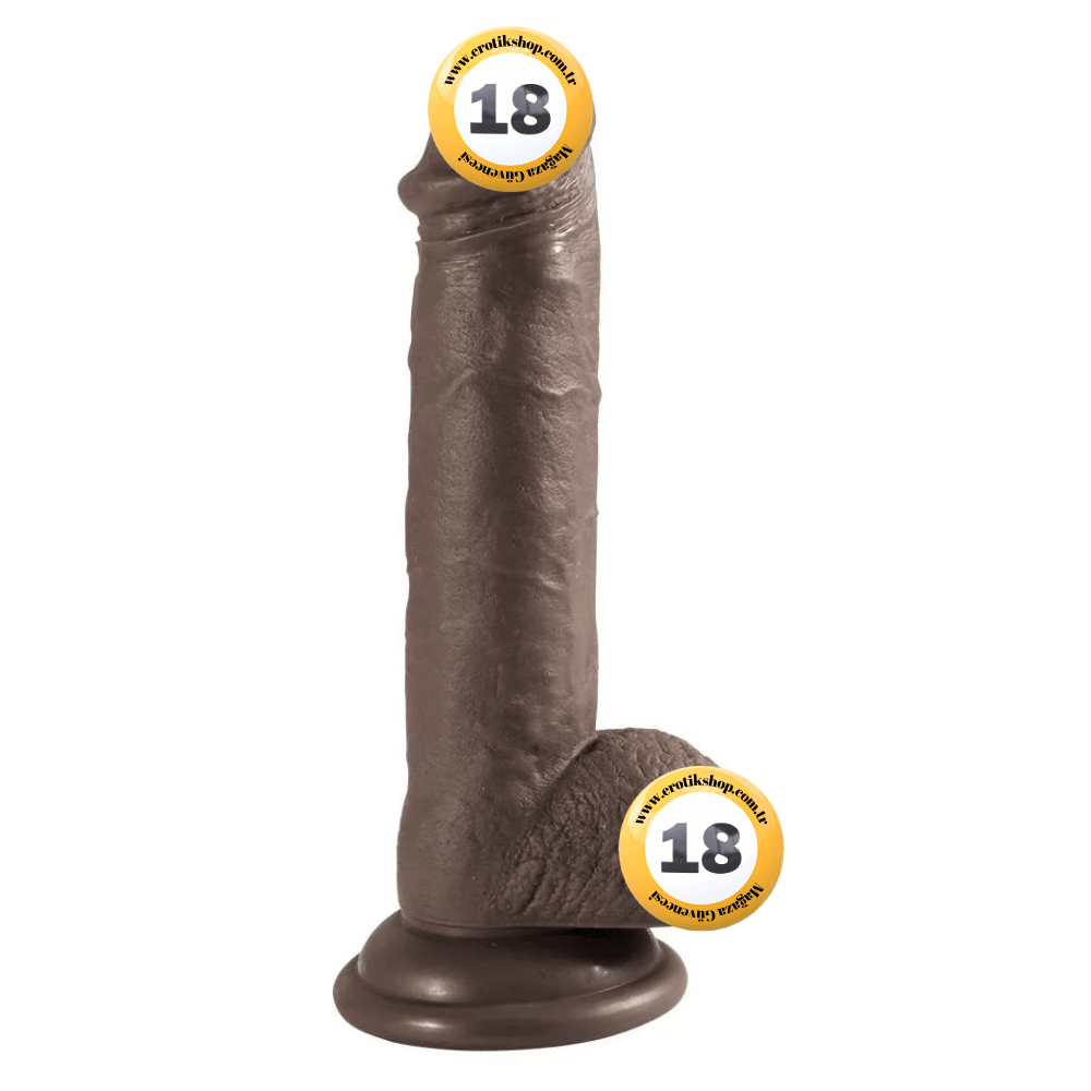 Shequ Dildo Series Addison 17 Cm Realistik Zenci Penis