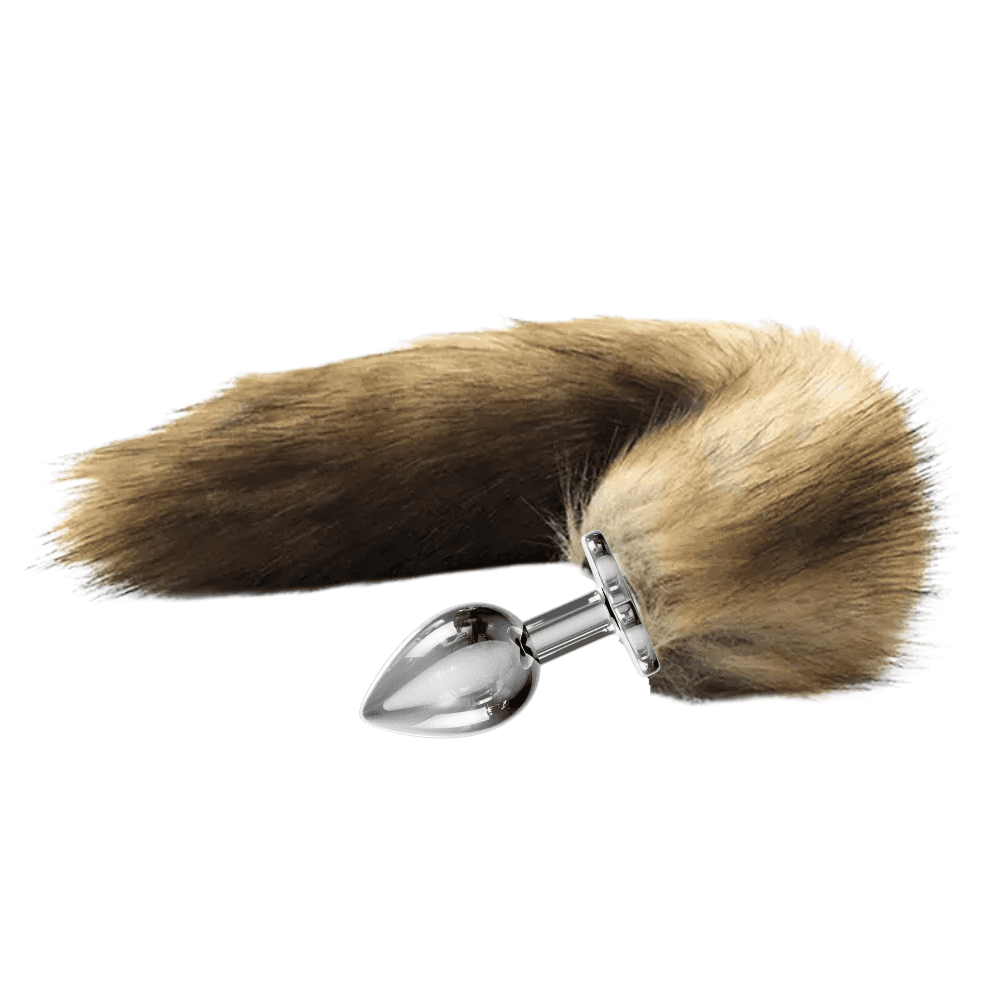 The Anal Fantasy Tail Kuyruklu Metal Anal Plug-Brown