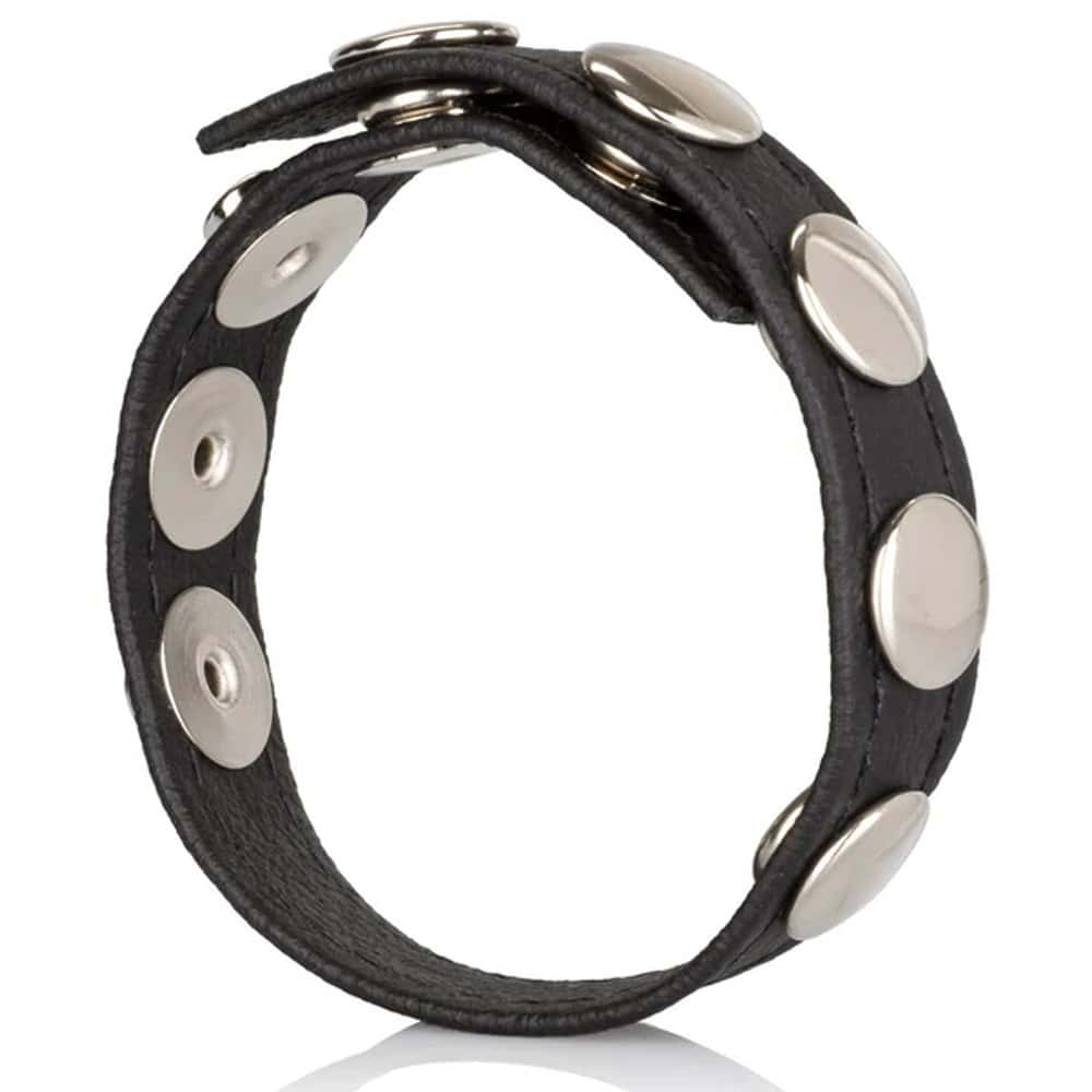 Calexotics Leather Multi-Snap Ring Deri Penis Halkası