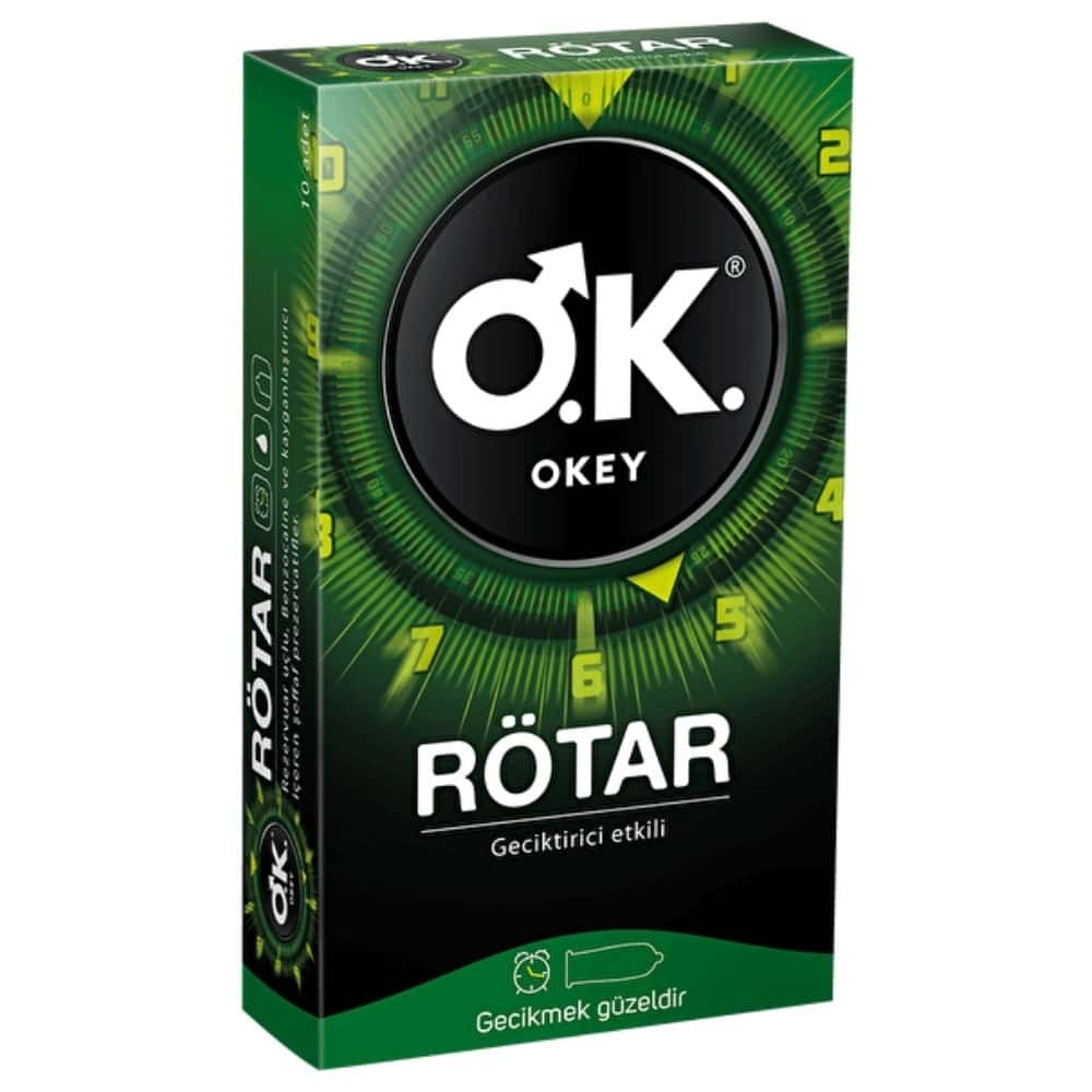 Okey Rötar 10'lu Prezervatif Kondom