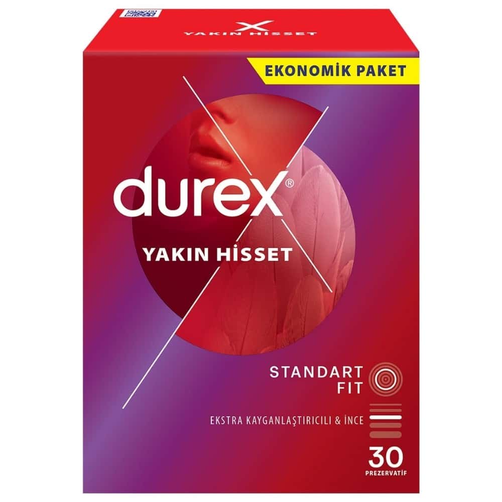 Durex Yakın Hisset 30'lu Prezervatif Kondom