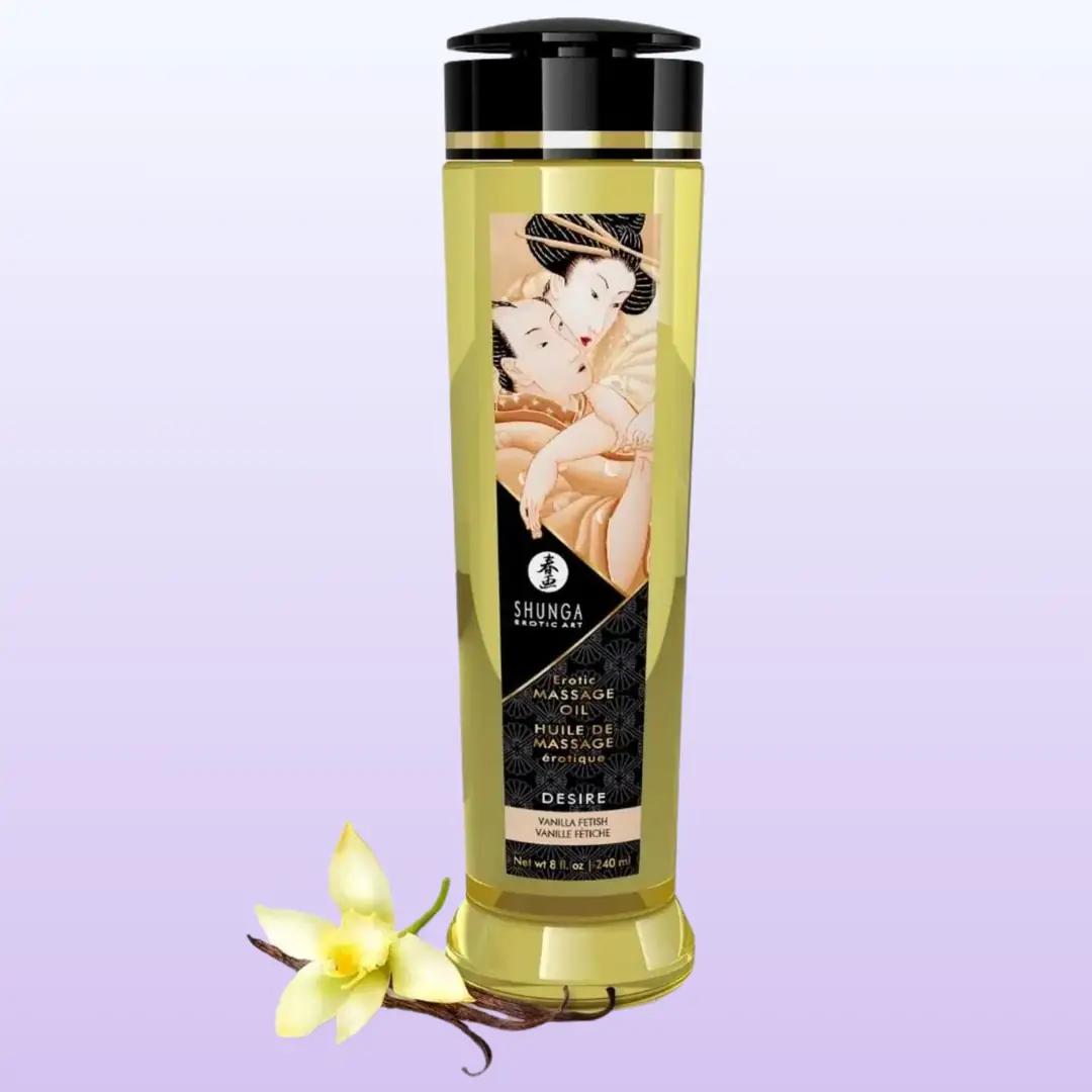 Shunga Massage Oil Sensation Vanilya Aromalı Isıtmalı Masaj Yağı 240 Ml.