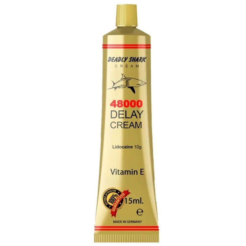 Deadly Shark Delay 48000 E Vitaminli Özel Penis Kremi
