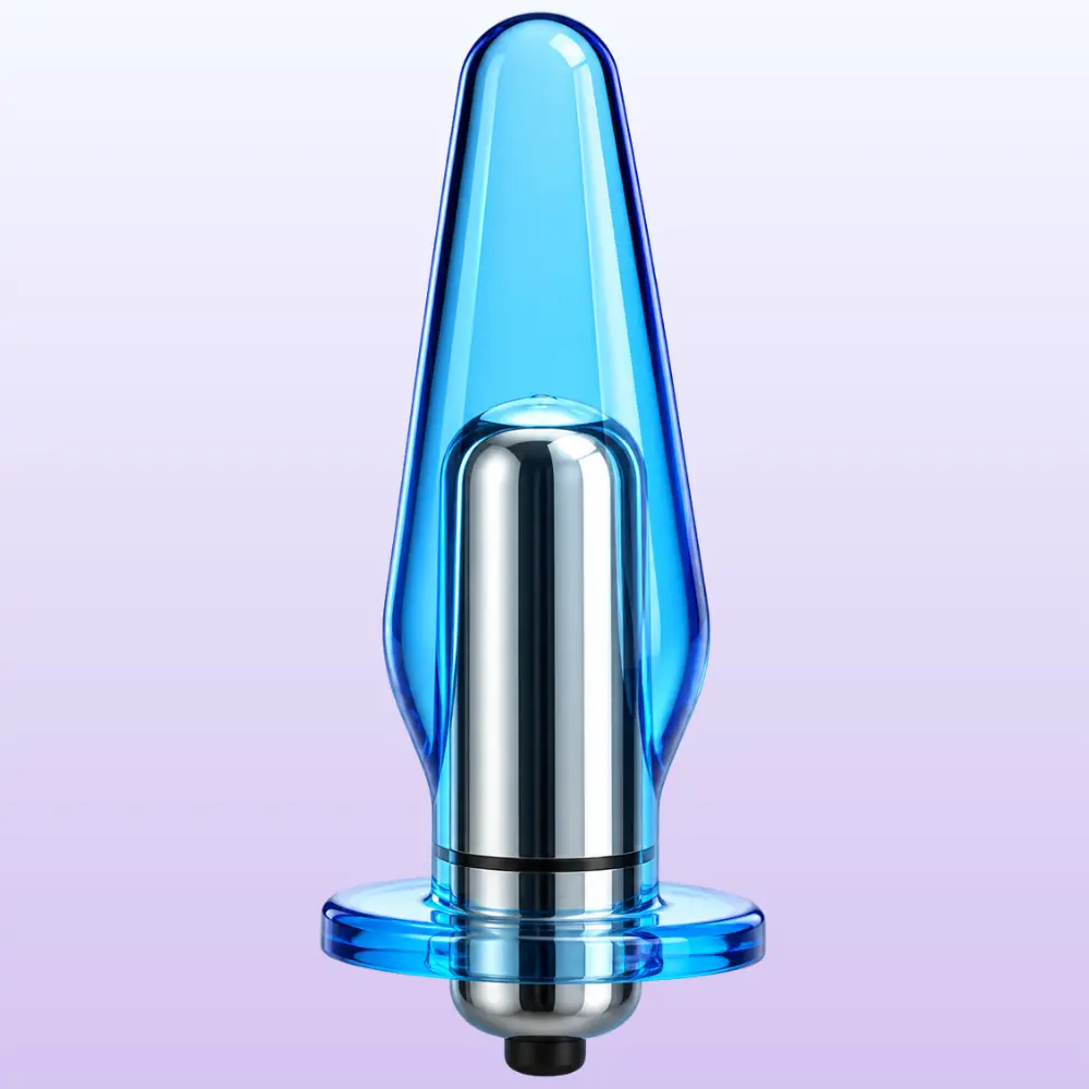 The Anal Fantasy Solid 2 Fonksiyonlu Anal Vibratör-Blue