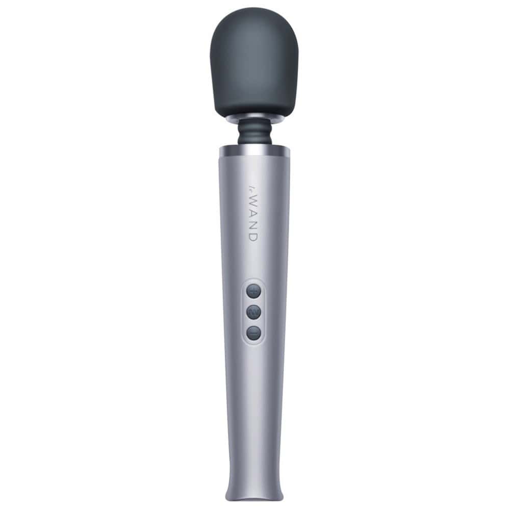 Le Wand Rechargeable Massager Masaj Wand Vibratör-Gray