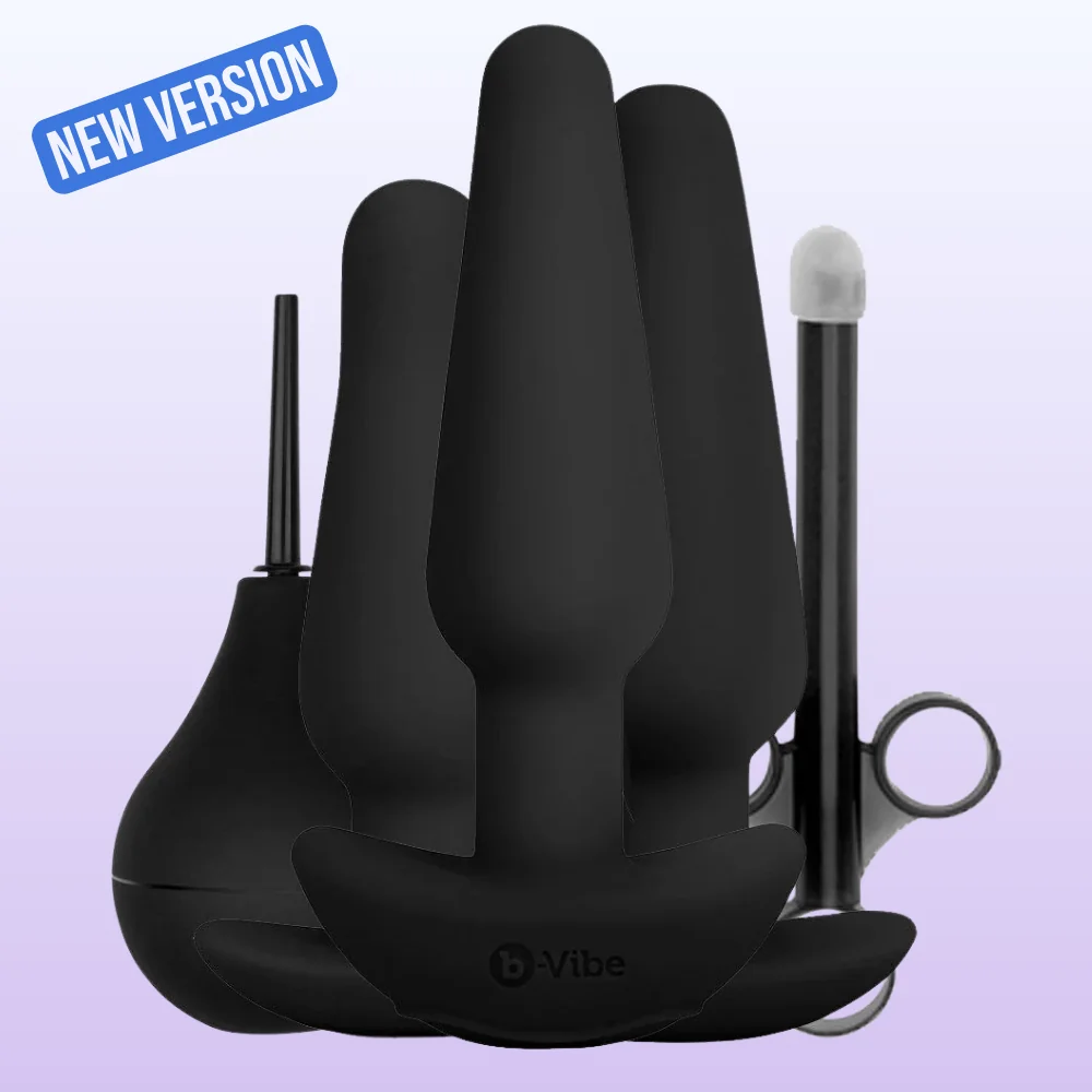 B-Vibe Anal Training Education Set Black Anal Alıştırıcı Set