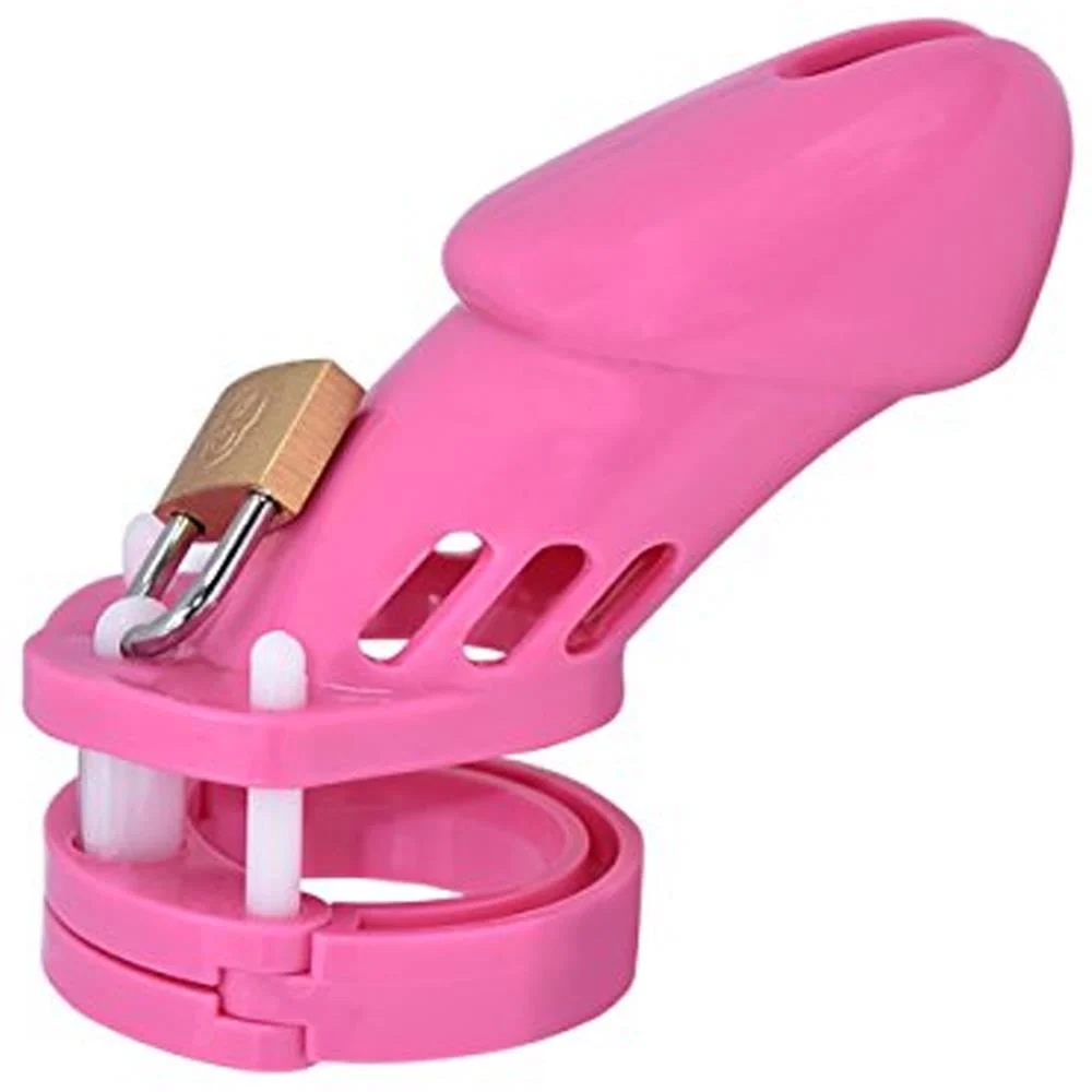 The Cock Cage Master Chastity Devices Pink Plastik Penis Kafesi