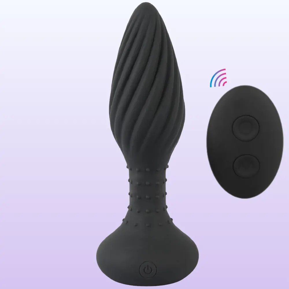 Anos Remote Controlled Butt Plug Titreşimli Anal Plug