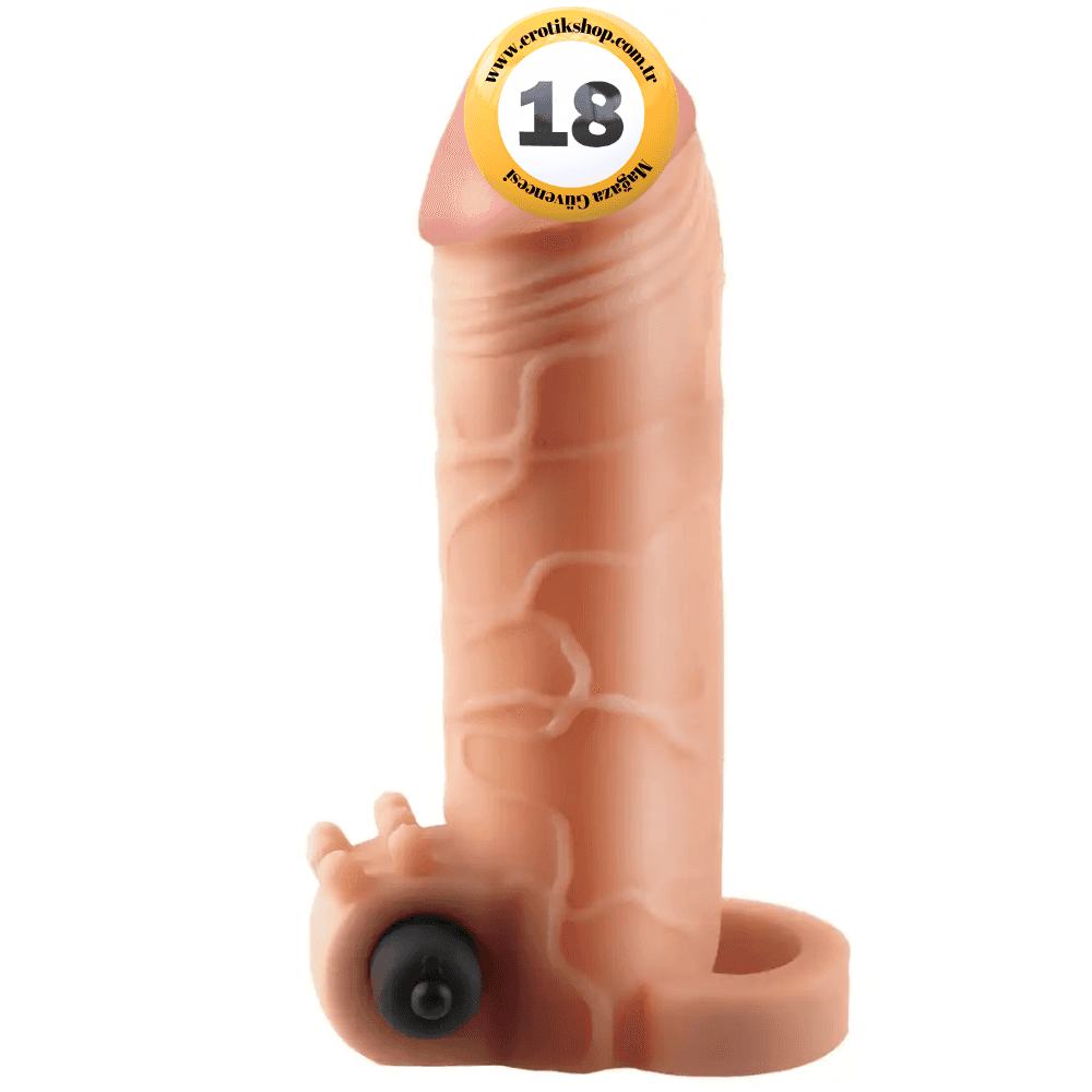 Pipedream Fantasy X-Tensions Real Feel 2'' Titreşimli Amerikan Penis Kılıfı