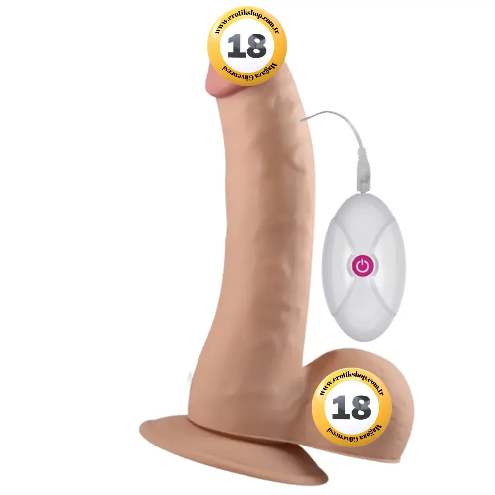 Lovetoy The Ultra Soft Dude Dildo 20 cm Titreşimli Realistik Penis LV1094