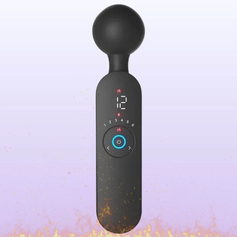 The Massager Heating Ares Vibratör Isıtmalı Masaj Aleti