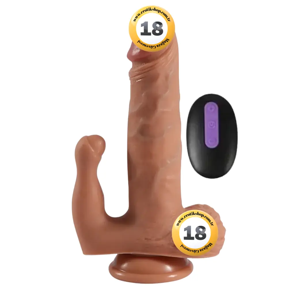 Shequ Dildo Series Brody 21.5 Cm Titreşimli Realistik Penis