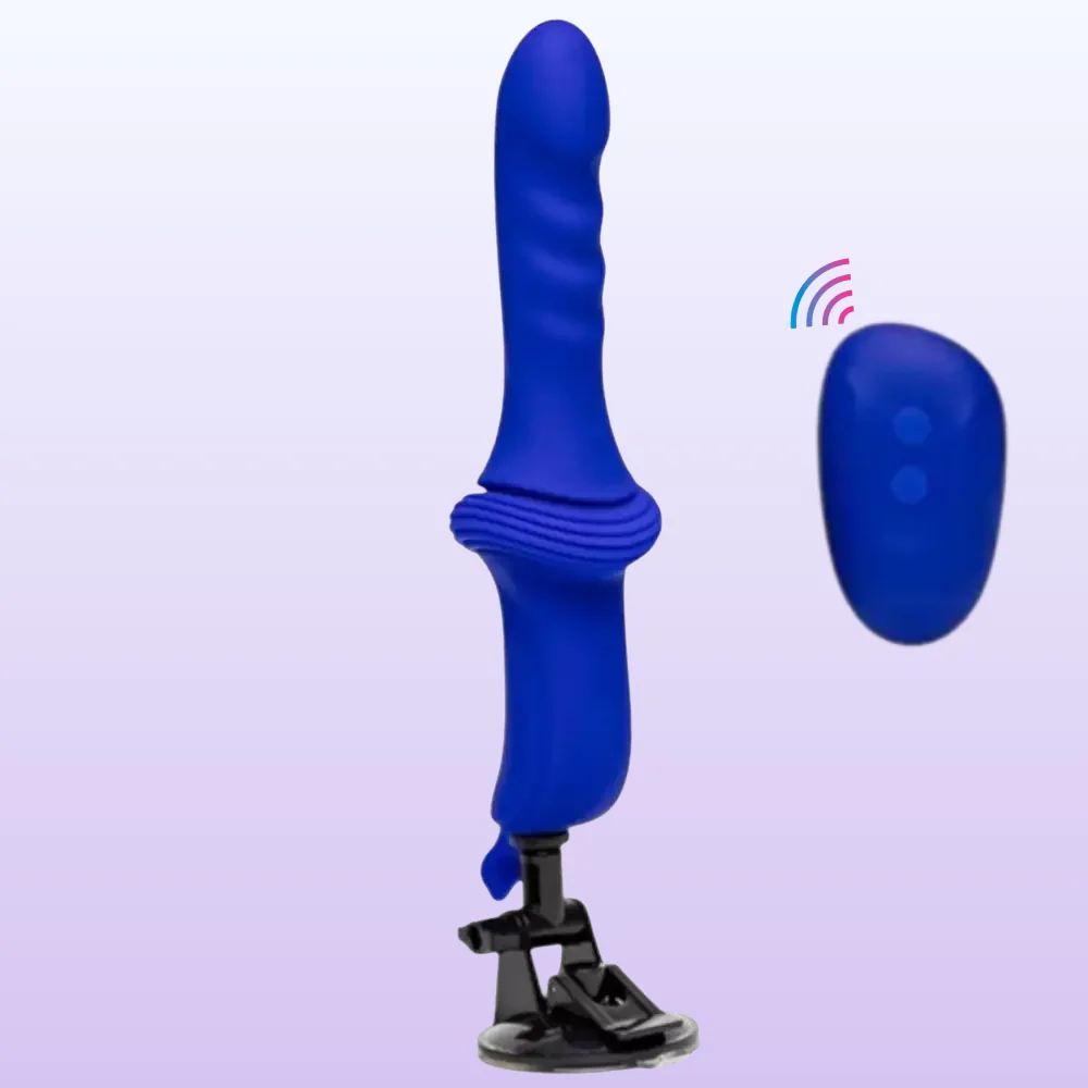 Calexotics Overdrive Ridged Thruster Uzaktan Kumanda Seks Makinesi