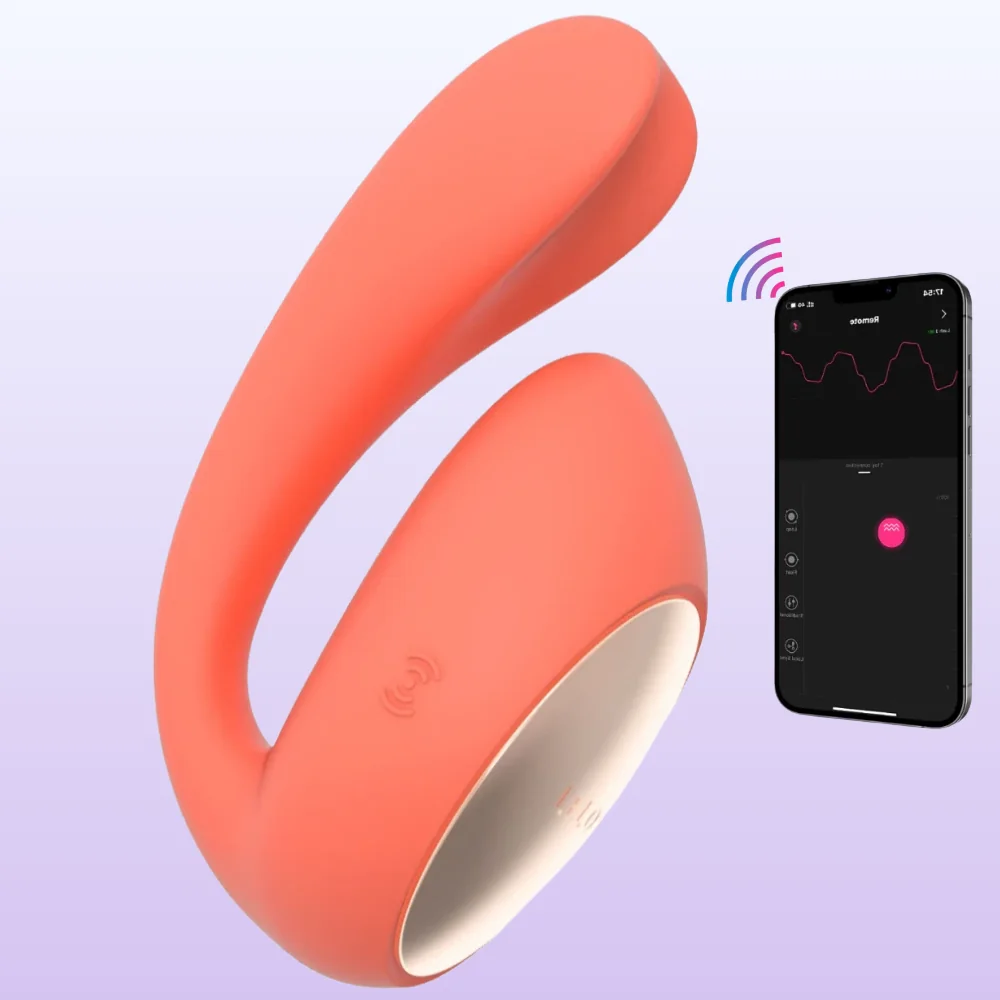Lelo İda Wave Dual Stimulation Massager Coral Telefon Kontrollü Vibratör