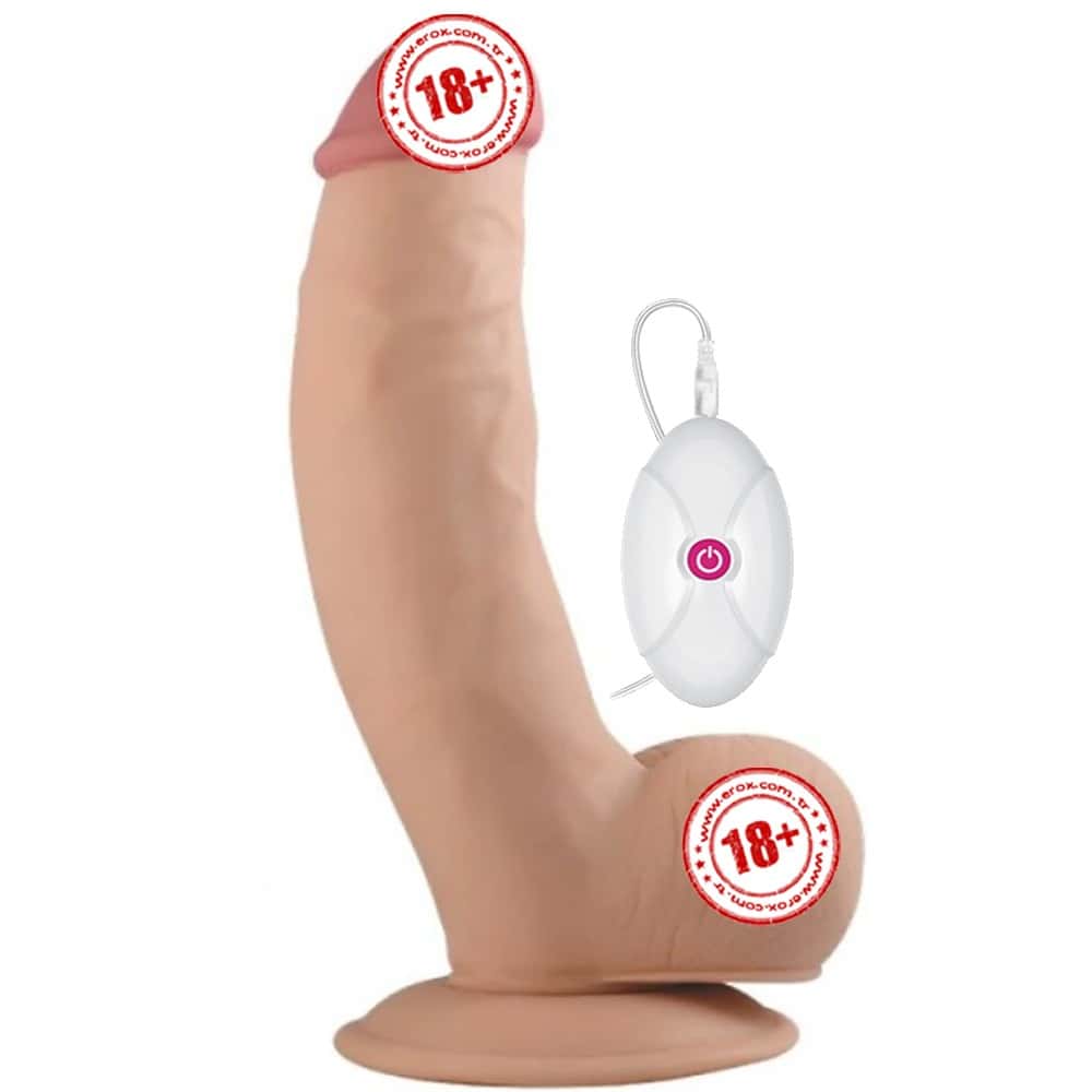 Lovetoy The Ultra Soft Dude Dildo 20 Cm Titreşimli Realistik Penis LV1093