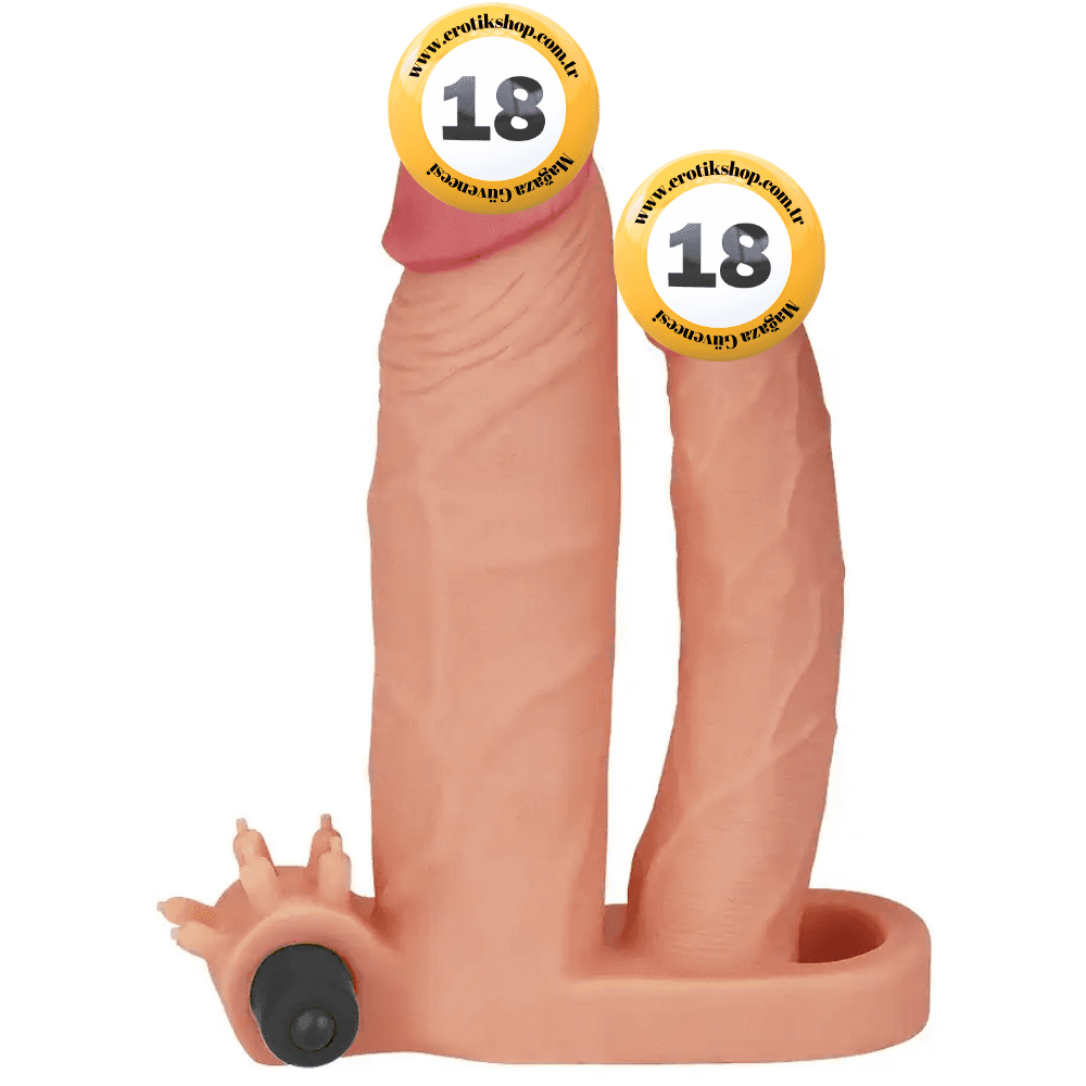 Lovetoy Pleasure X-Tender Çift Taraflı Titreşimli Penis Kılıfı LV314100