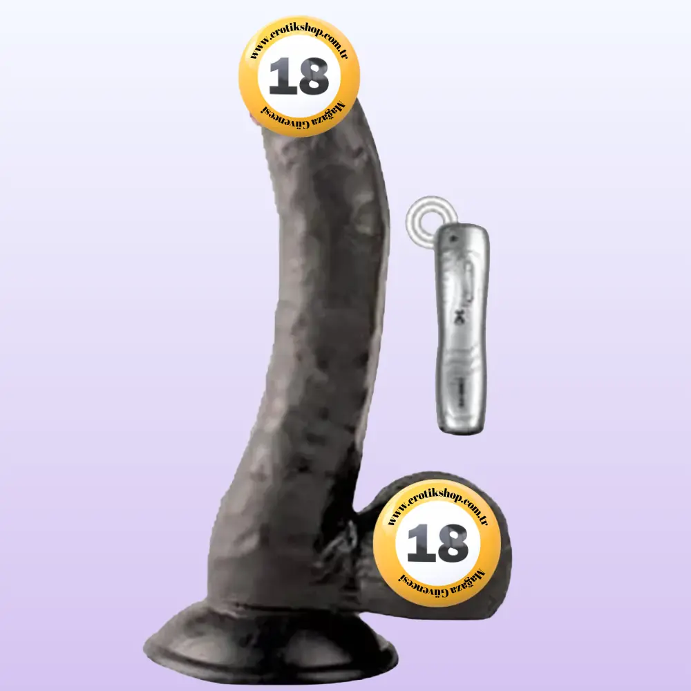 The Dick Samuel's 24 cm Titreşimli Realistik Zenci Penis