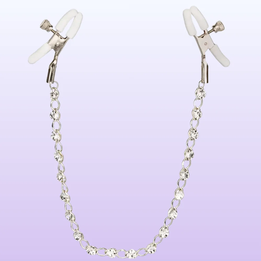 Calexotics Crystal Chain Nipple Clamps Göğüs Klipsi