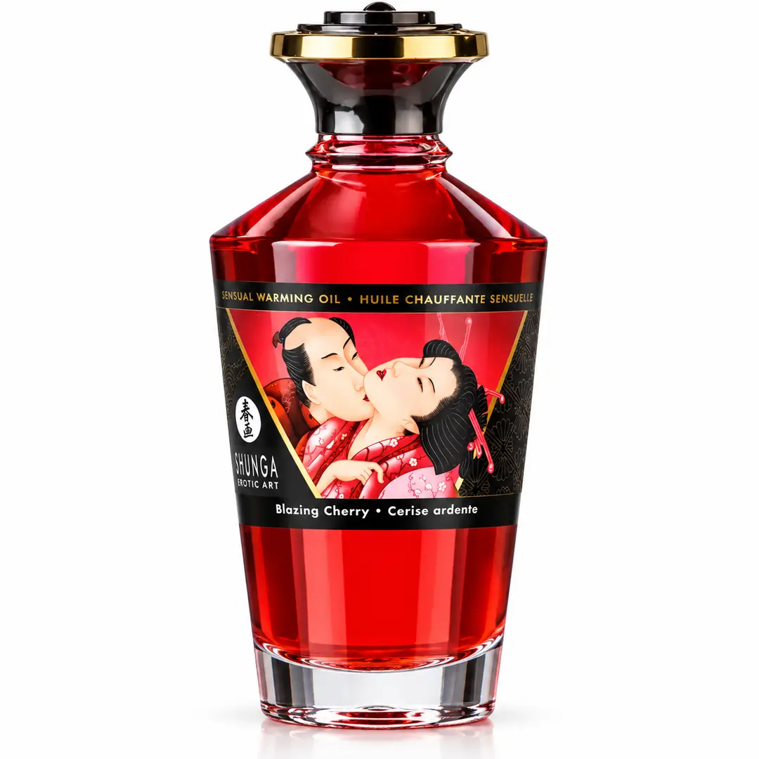 Shunga Aphrodisiac Warming Oil Cherry Aromalı Isıtmalı Masaj Yağı 100 Ml.
