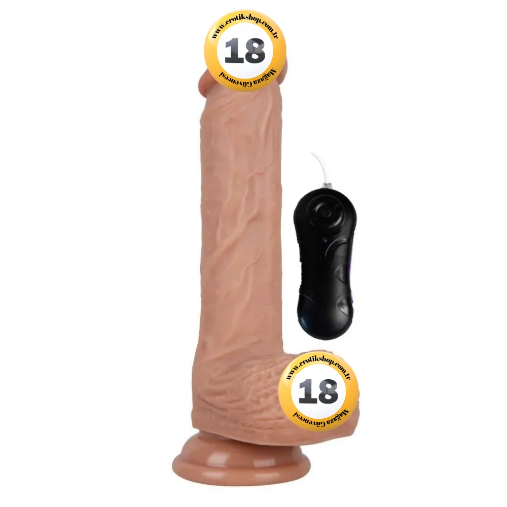 The  Dick Stimulation Of Skin Gerçekçi Titreşimli Realistik Penis