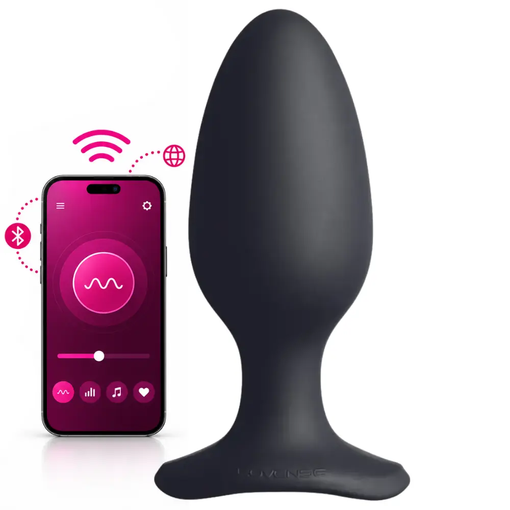 Lovense Hush 2 Butt Plug L 57 mm Telefon Uyumlu Anal Vibratör