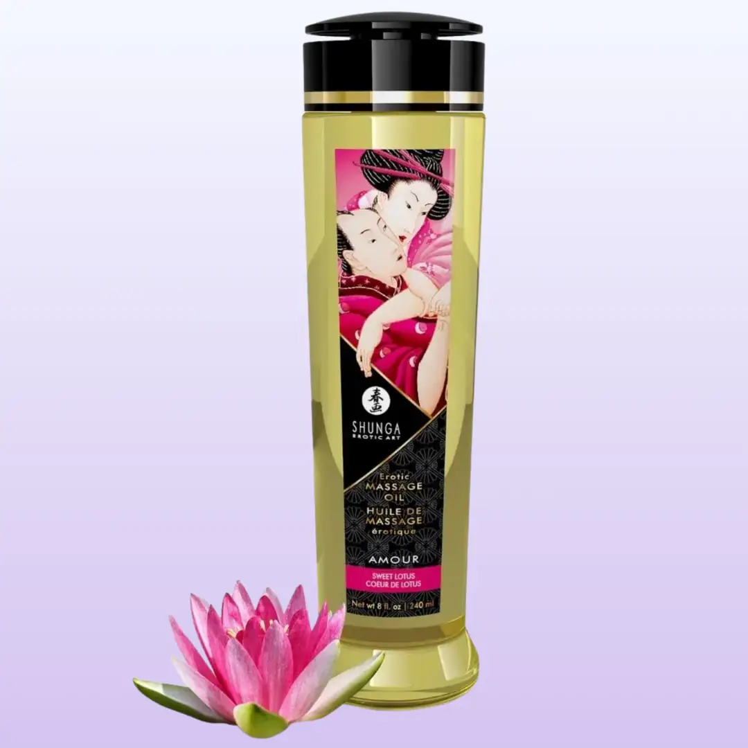 Shunga Massage Oil Sensation Lotus Aromalı Isıtmalı Masaj Yağı 240 Ml.
