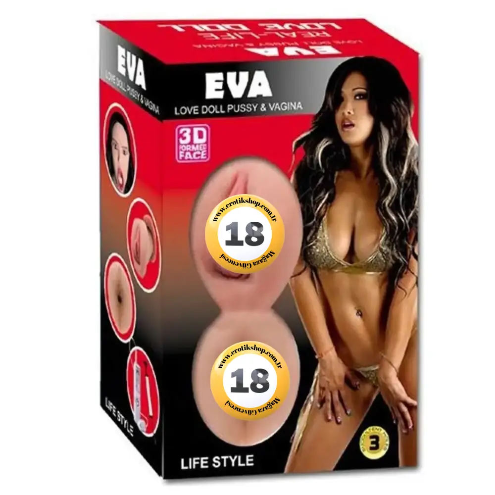 The Sex Toys Eva Saçlı ve Titreşimli Realistik Vajinalı Şişme Manken