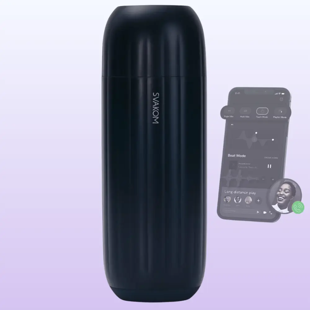 Svakom Sam Neo 2 Telefon Kontrollü Emme ve Titreşimli Mastürbatör