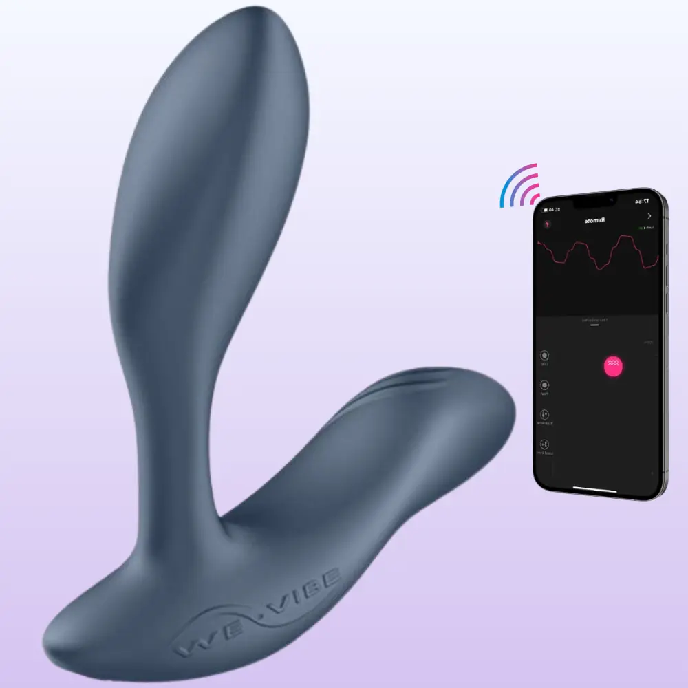 We-Vibe Vector Anal Prostat Masaj Vibratör Telefon Uyumlu Vibratör