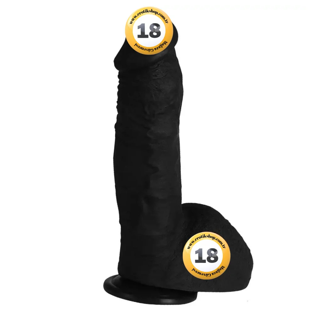 Xise Dildo Series Neptune Natural Doku Realistik Penis XS-WBB10052-Black
