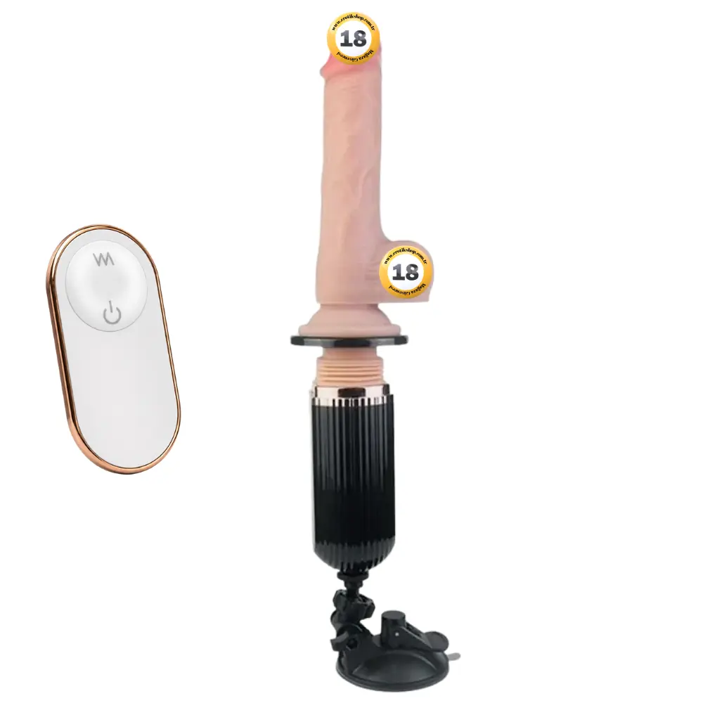 The Vibe Uzaktan Kumandalı İleri Geri Hareketli Şarjlı Vantuzlu Sex Machine